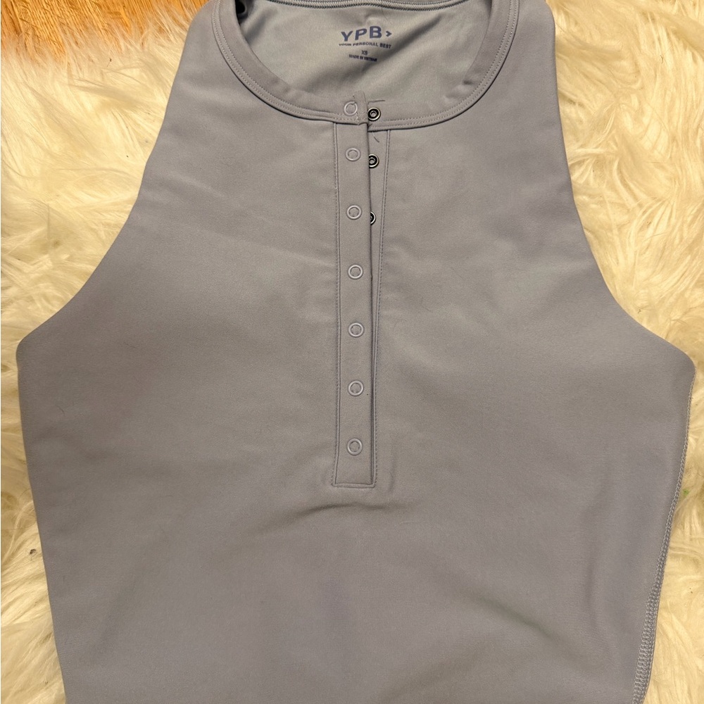 Gray Sleeveless Women's Top